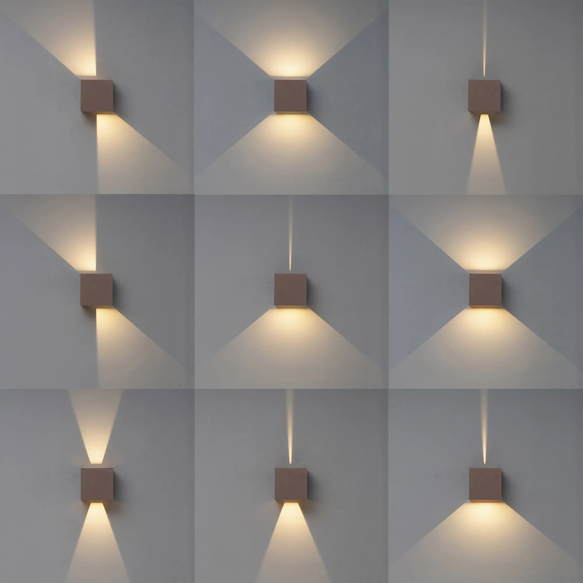 Davos Wall Lamp 2 x 6W LED M6527  Mantra Fusion Davos Rust Brown